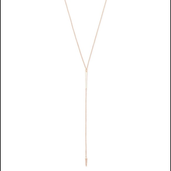 Kendra Scott Jewelry - Kendra Scott Vivian Rose Gold plated CZ Y Drop